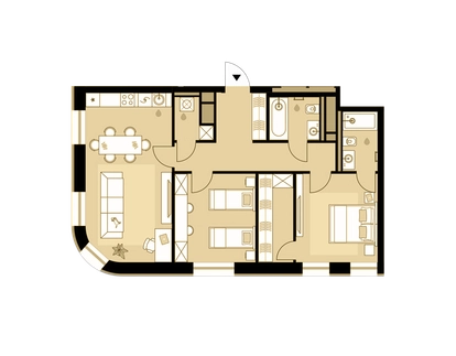 Генерация из DWG в 2D (svg, png, cmyk). С мебелью, размерами. Под ваш шаблон